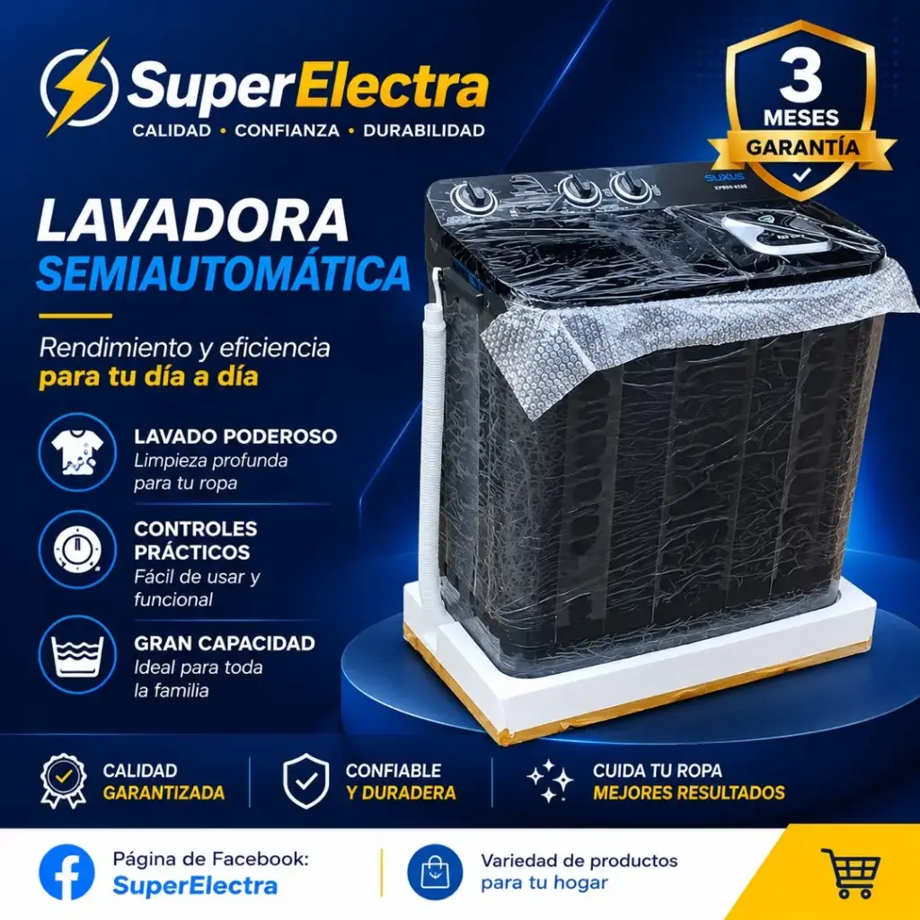 Lavadora Semi Automatica Milexus 7 kg