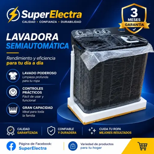 [EXI0002] Lavadora Semi Automatica Milexus 7 kg